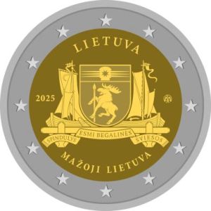 2€ Juhlaraha Liettua 2025 Mazoji