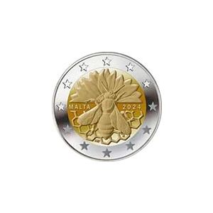 2€ Juhlaraha Malta 2024 The Maltese Honey Bee