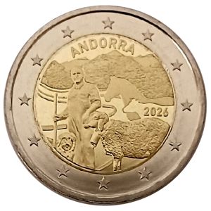2€ Juhlarahat Andorra 2026 Transhumance
